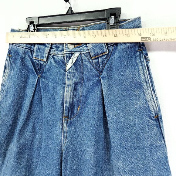 Vintage Jordache Mom Jeans Women Size 29 Pleated High Rise Tapered - Picture 4 of 14